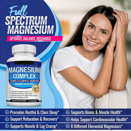 Magnesium complex capsules