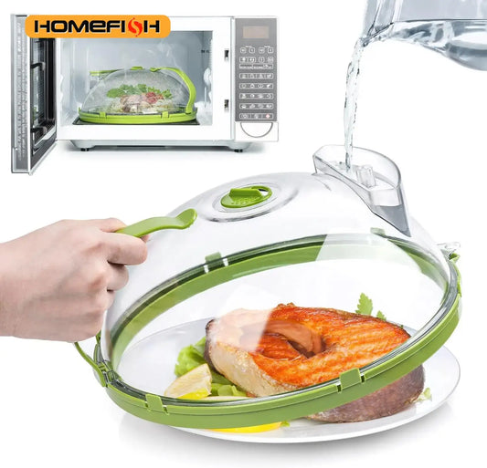 STEAMORA™ – Microwave Splatter & Steam Cover