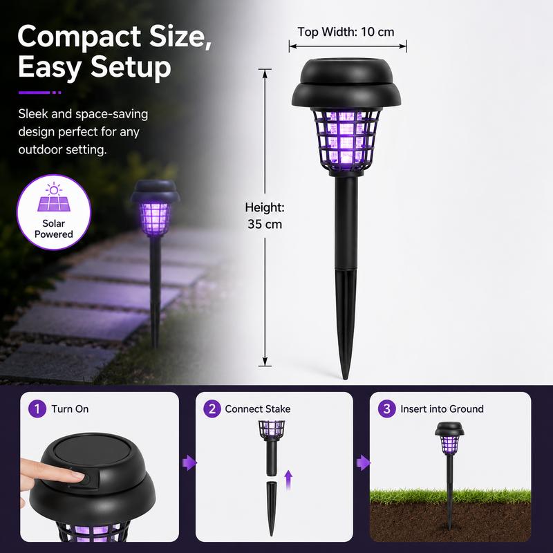 Solar Mosquito Lamp Outdoor Garden Light
