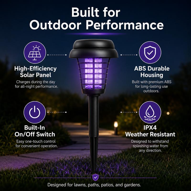 Solar Mosquito Lamp Outdoor Garden Light