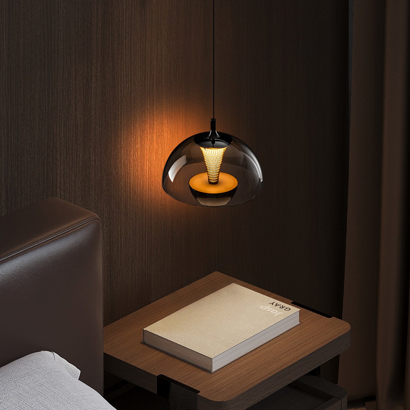 Adjustable Hand-Sweep Control Pendant Light