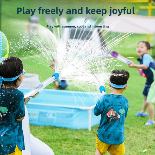 Pull-out water gun toy