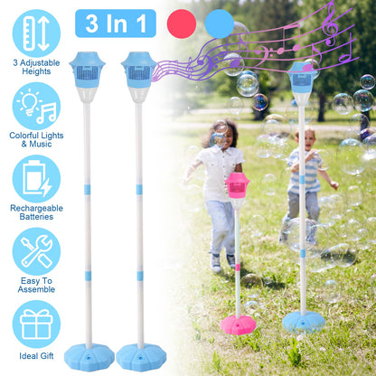 GlowStream™ Adjustable Musical Bubble Tower