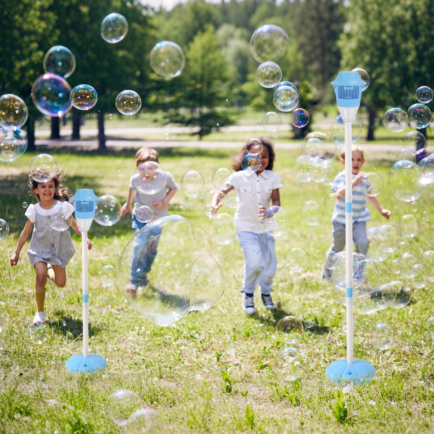 GlowStream™ Adjustable Musical Bubble Tower