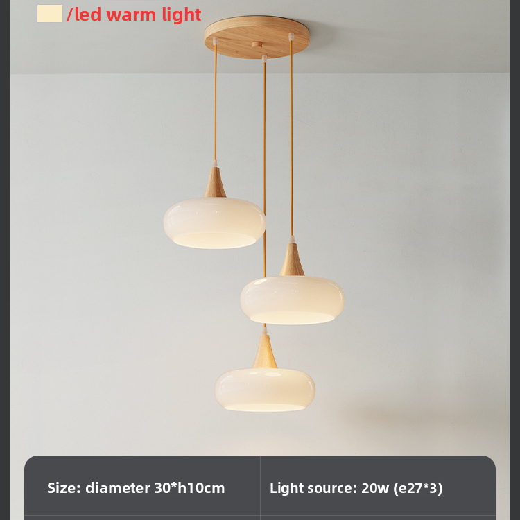Scandinavian Wood Pendant Ceiling Light