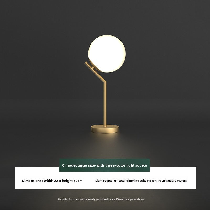 Nordic Copper Table Lamp