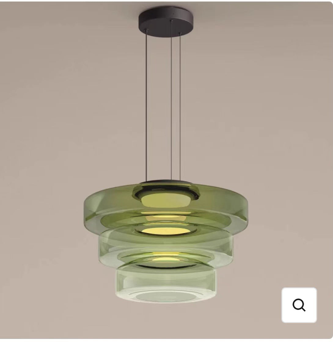 Nordic Glass Art Hanging Chandelier