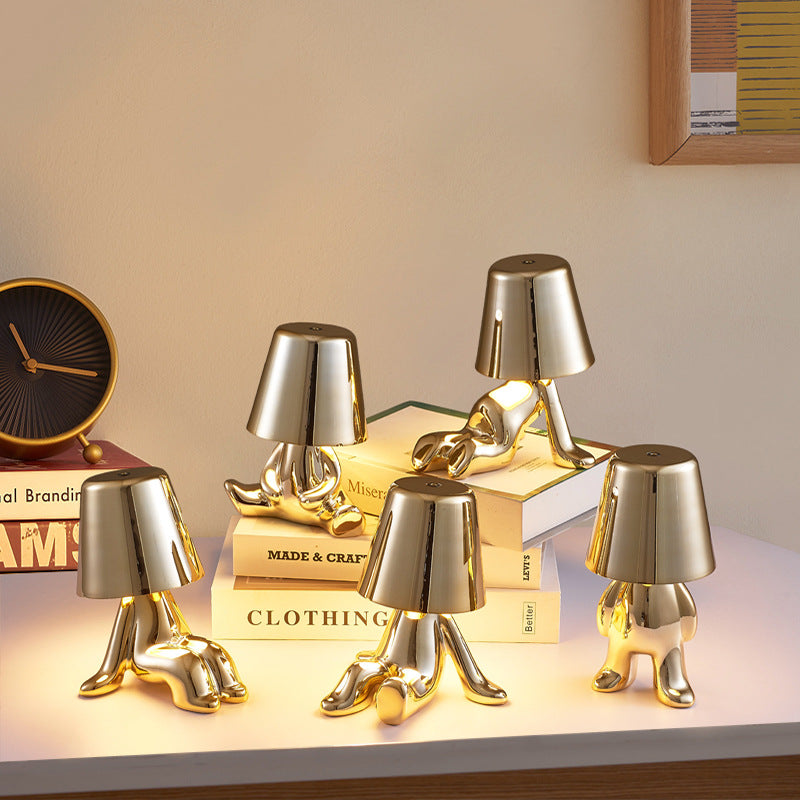 Golden Man Table Lamp