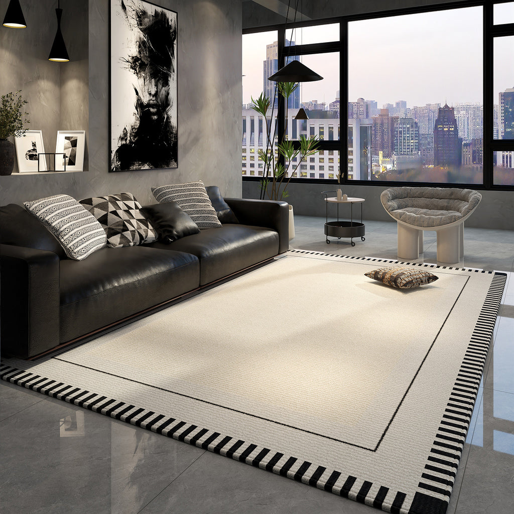 High-end velvet circle living room carpet