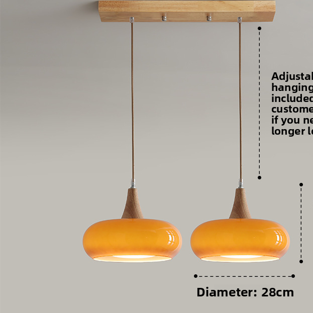 Scandinavian Wood Pendant Ceiling Light