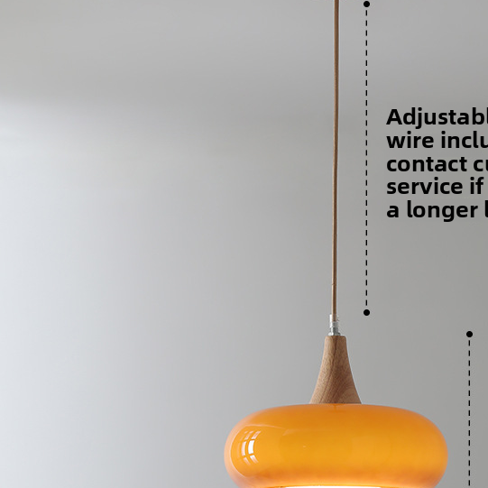 Scandinavian Wood Pendant Ceiling Light