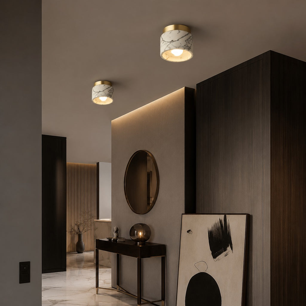 Entrance Corridors Hallway Pass Daoming Creative Marble Balcony Ceiling Light