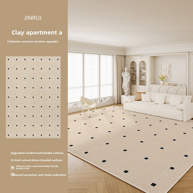 French Cream Style Polyester Carpet