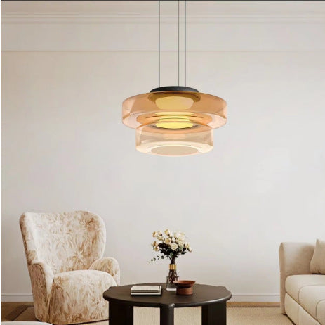 Nordic Glass Art Hanging Chandelier