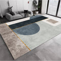 Modern Geometric Stain-Resistant Polyester Carpet