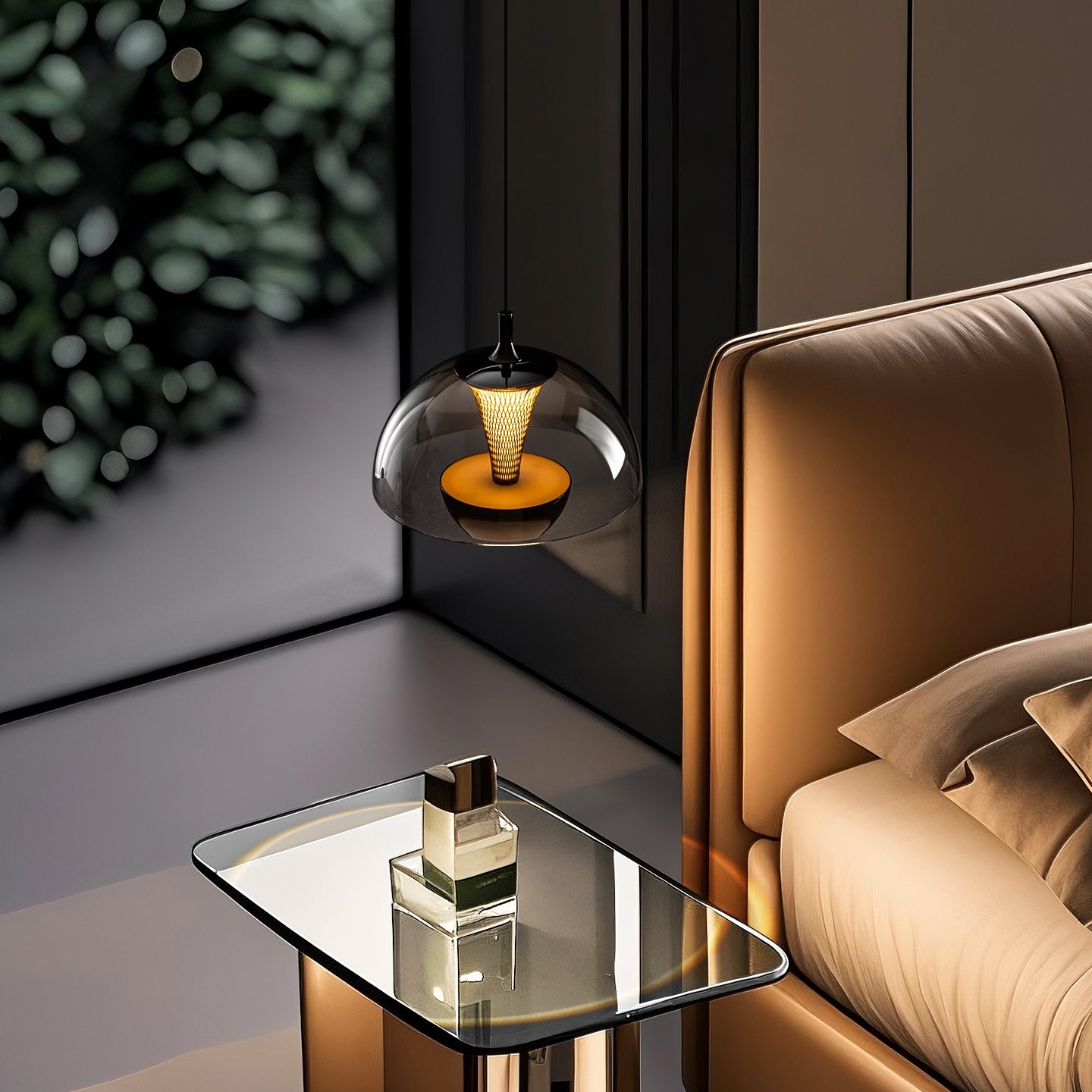 Adjustable Hand-Sweep Control Pendant Light