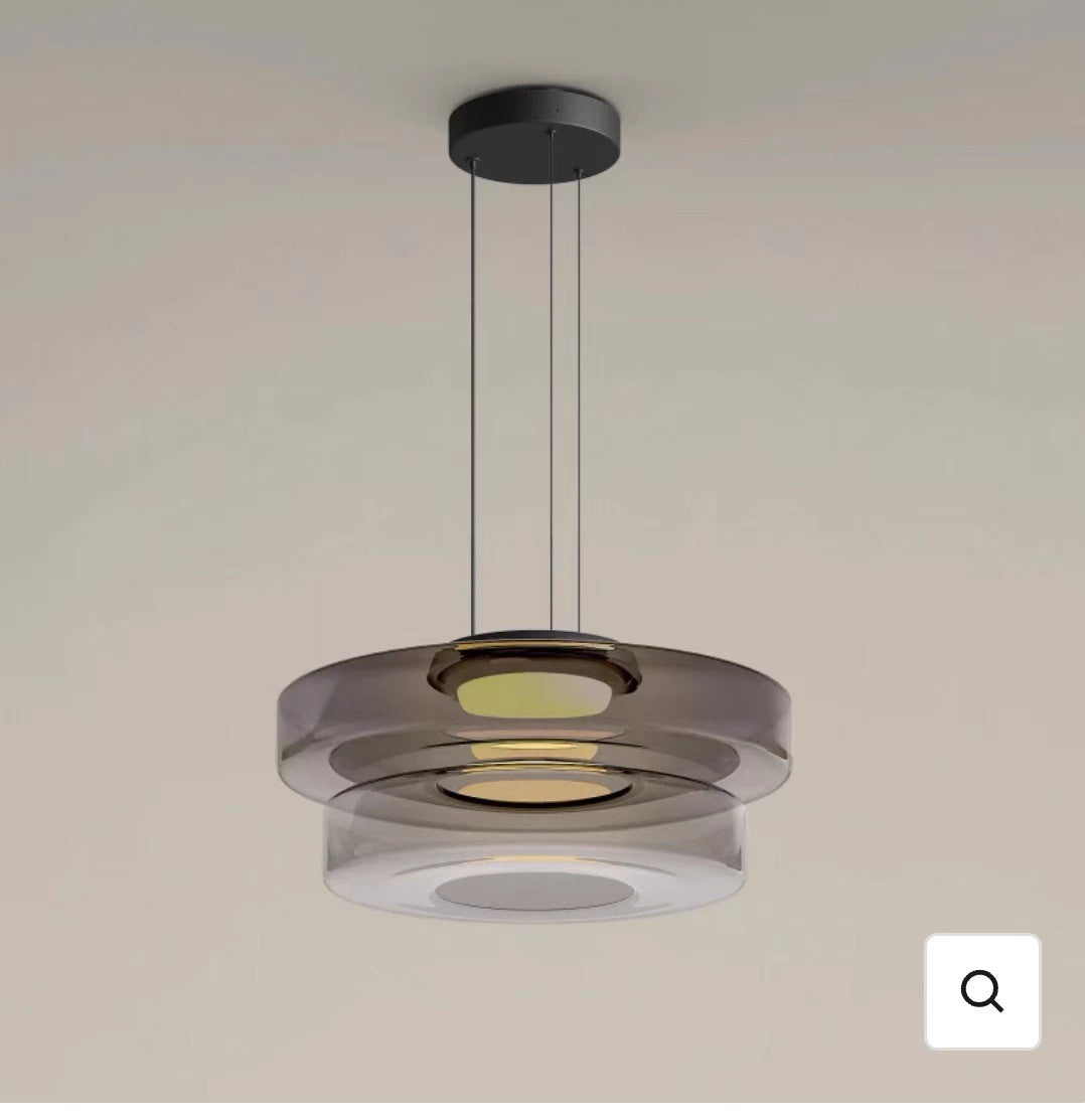 Nordic Glass Art Hanging Chandelier