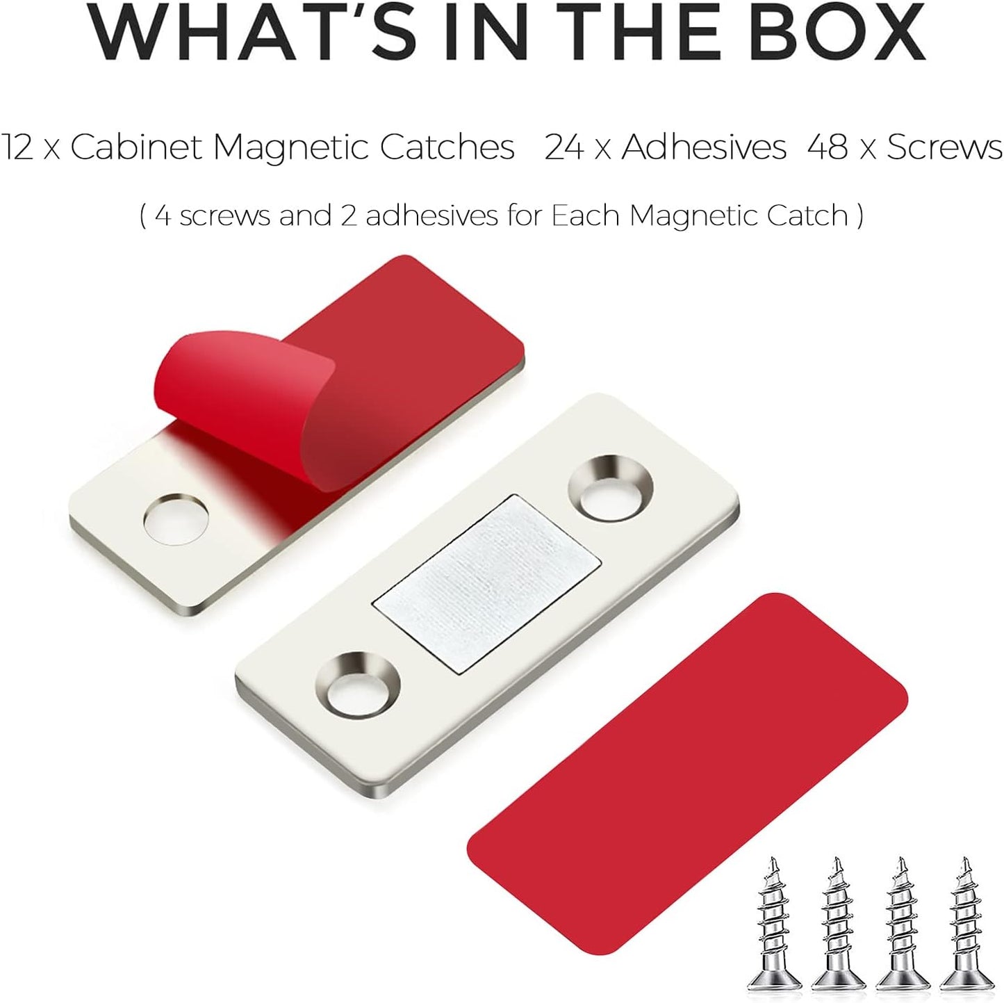 Ultra-Thin Magnetic Cabinet Catch