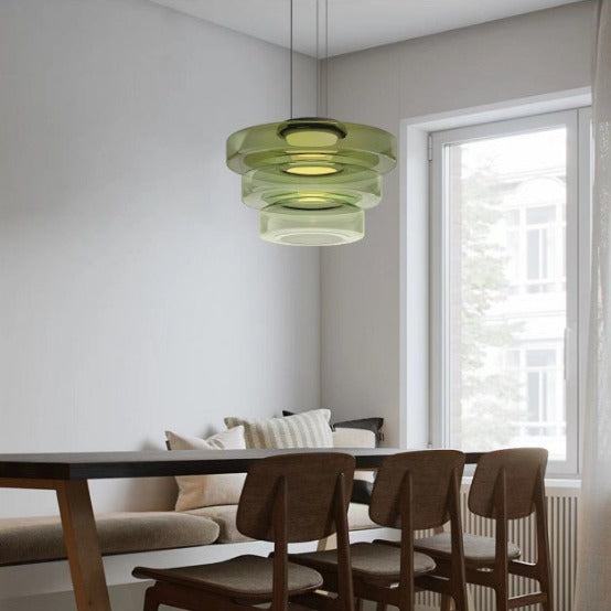 Nordic Glass Art Hanging Chandelier