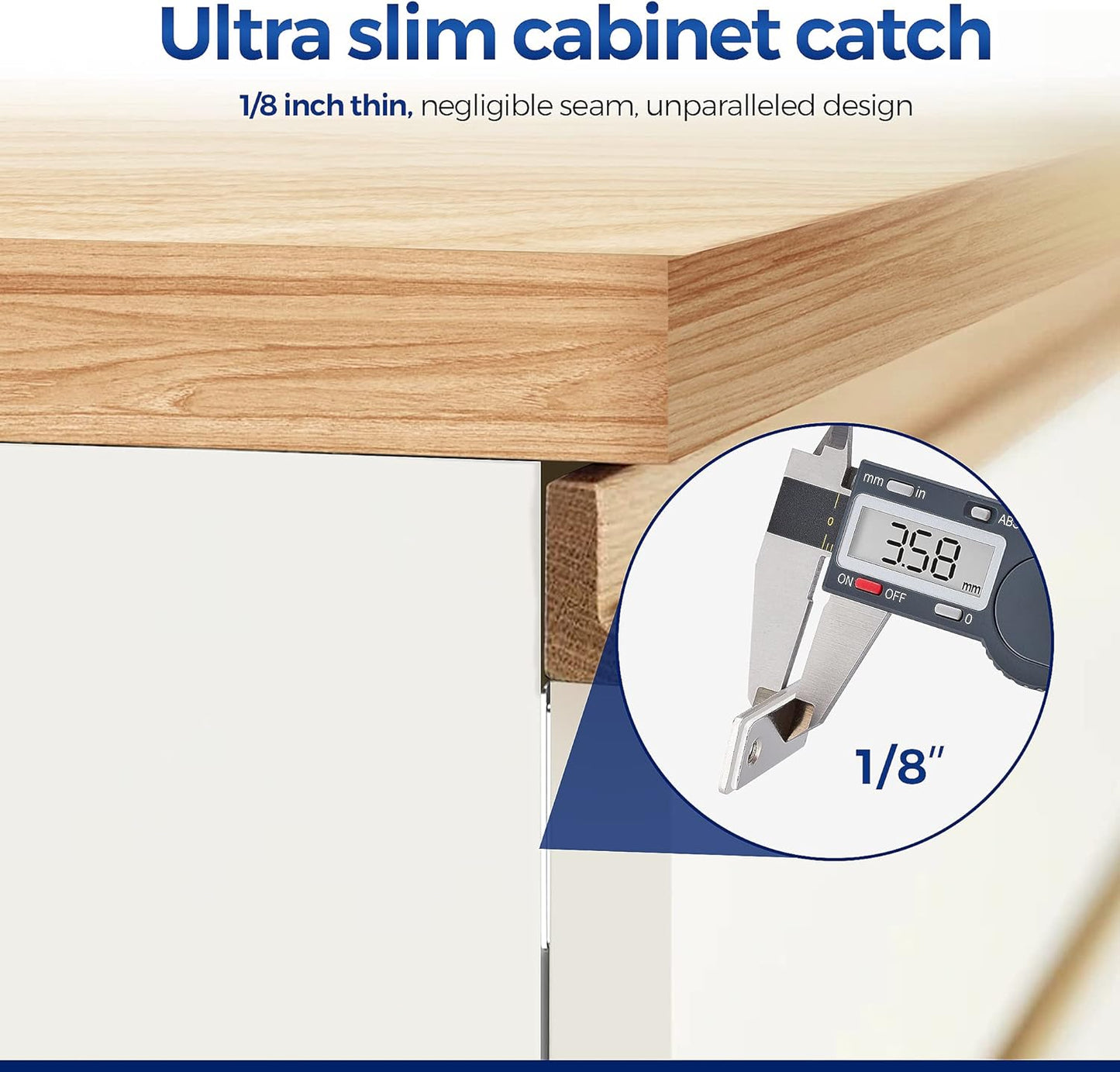 Ultra-Thin Magnetic Cabinet Catch