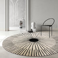 Simple round carpet
