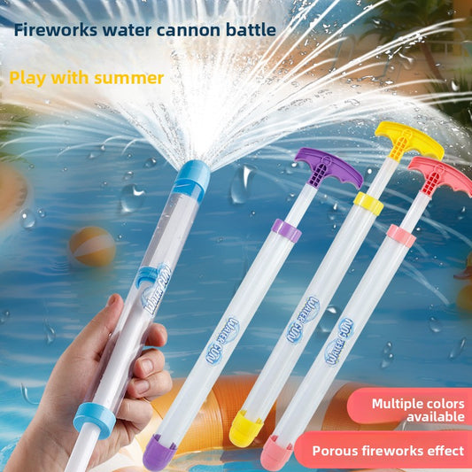 Pull-out water gun toy