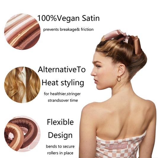 Heatless Curling Hair Tool for Overnight Waves