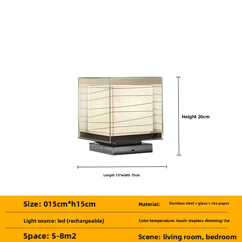 Japanese Style Touch Dimming Table Lamp