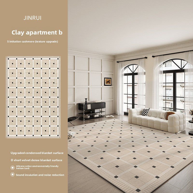 French Cream Style Polyester Carpet