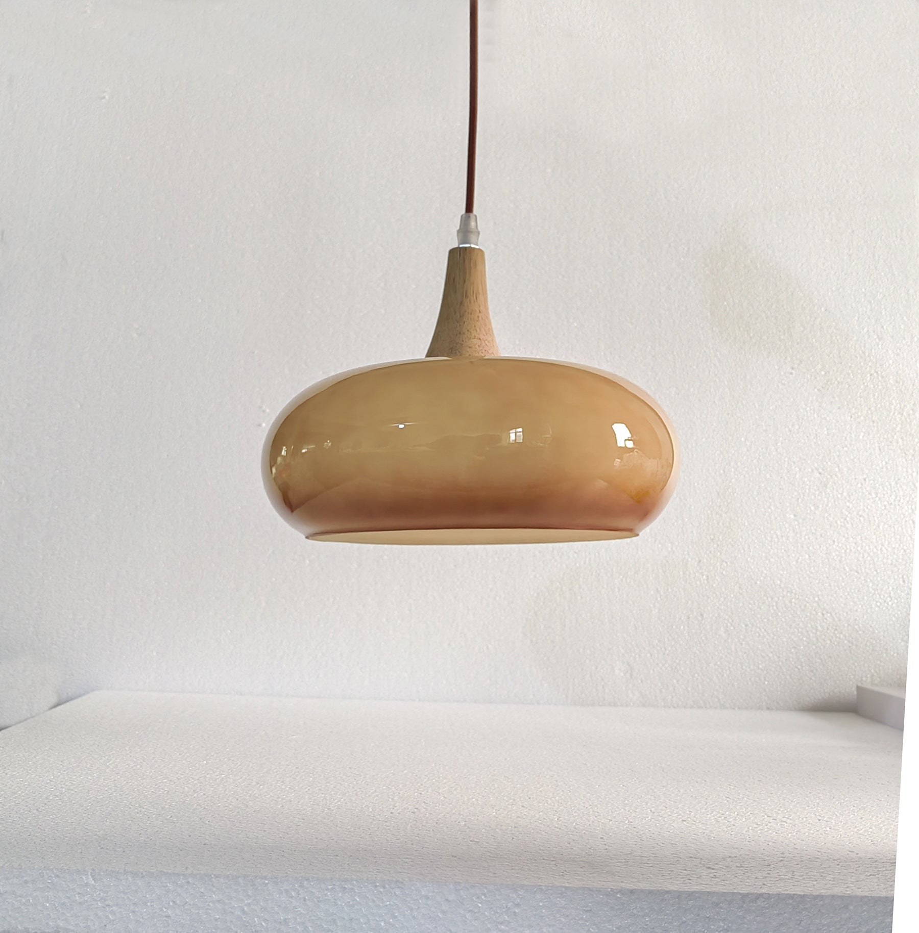 Nordic Wooden Hanging Chandelier Light