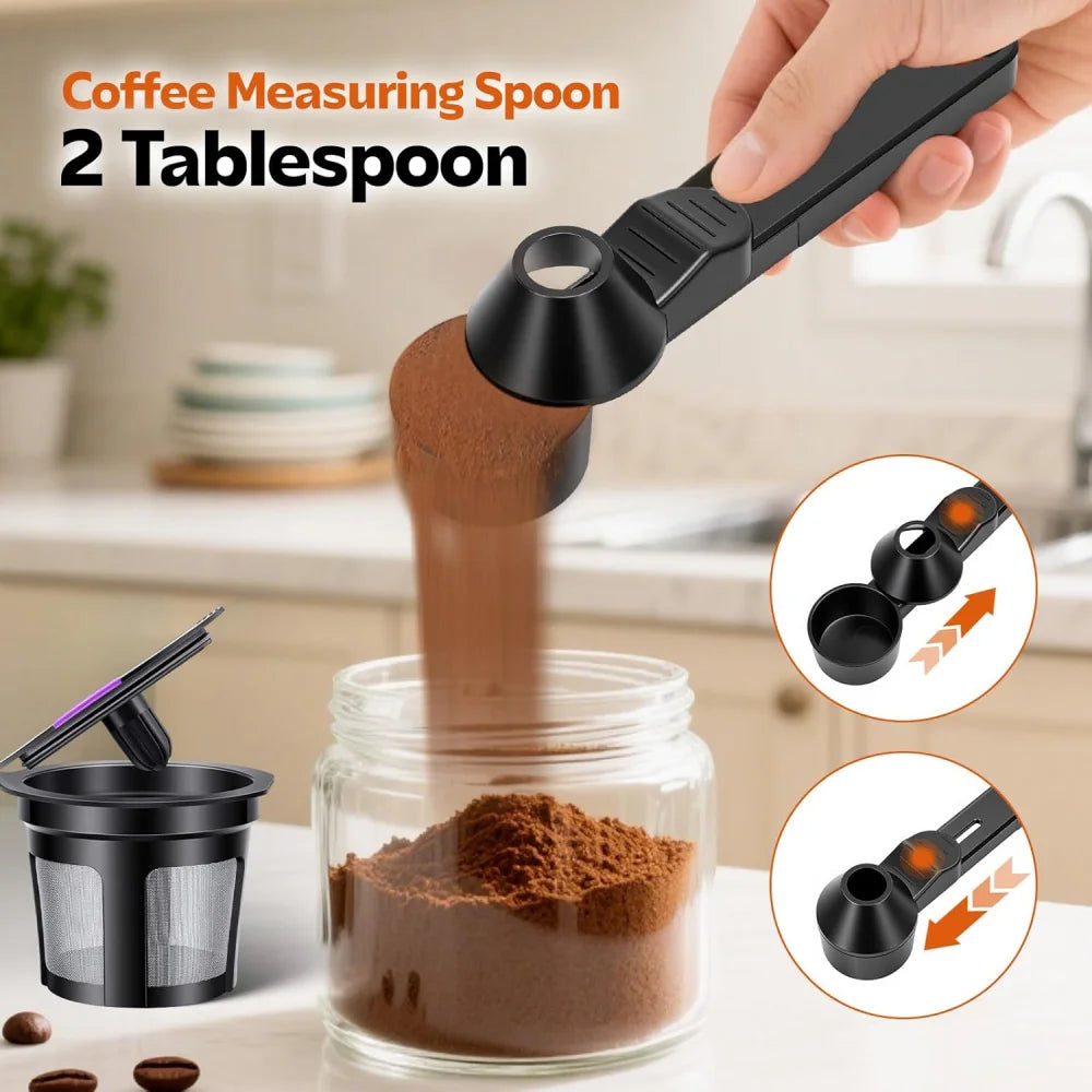 Perfect Brew Coffee Measuring Spoon Funnel Spoon