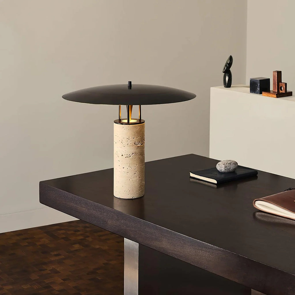 Nordic Post-modern Cave Stone Table Lamp Hall Bedroom Bedside Lamp