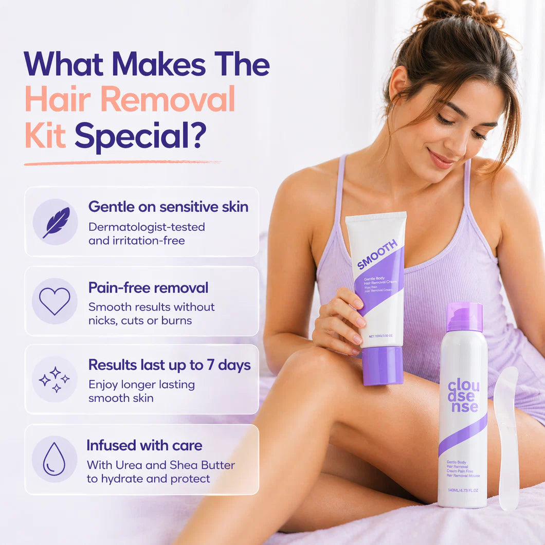 Gentle Hair Removal Cream for Face and Body