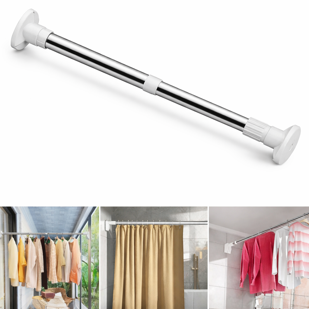 FlexiHold™ Adjustable Closet Rod