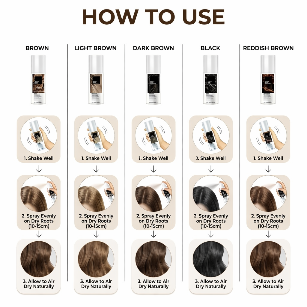 PRO NOIR™ Precision Hair Color Spray