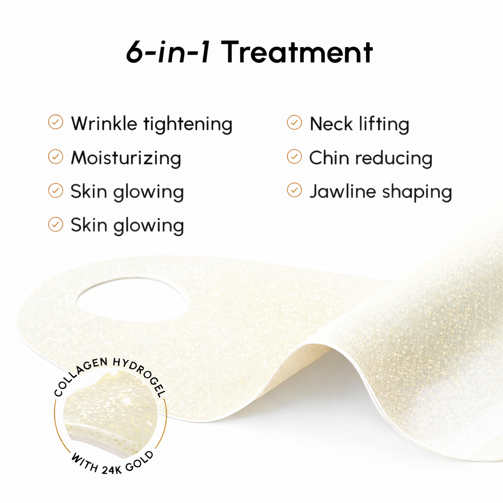 24k Gold V-Lift Sculpting Mask