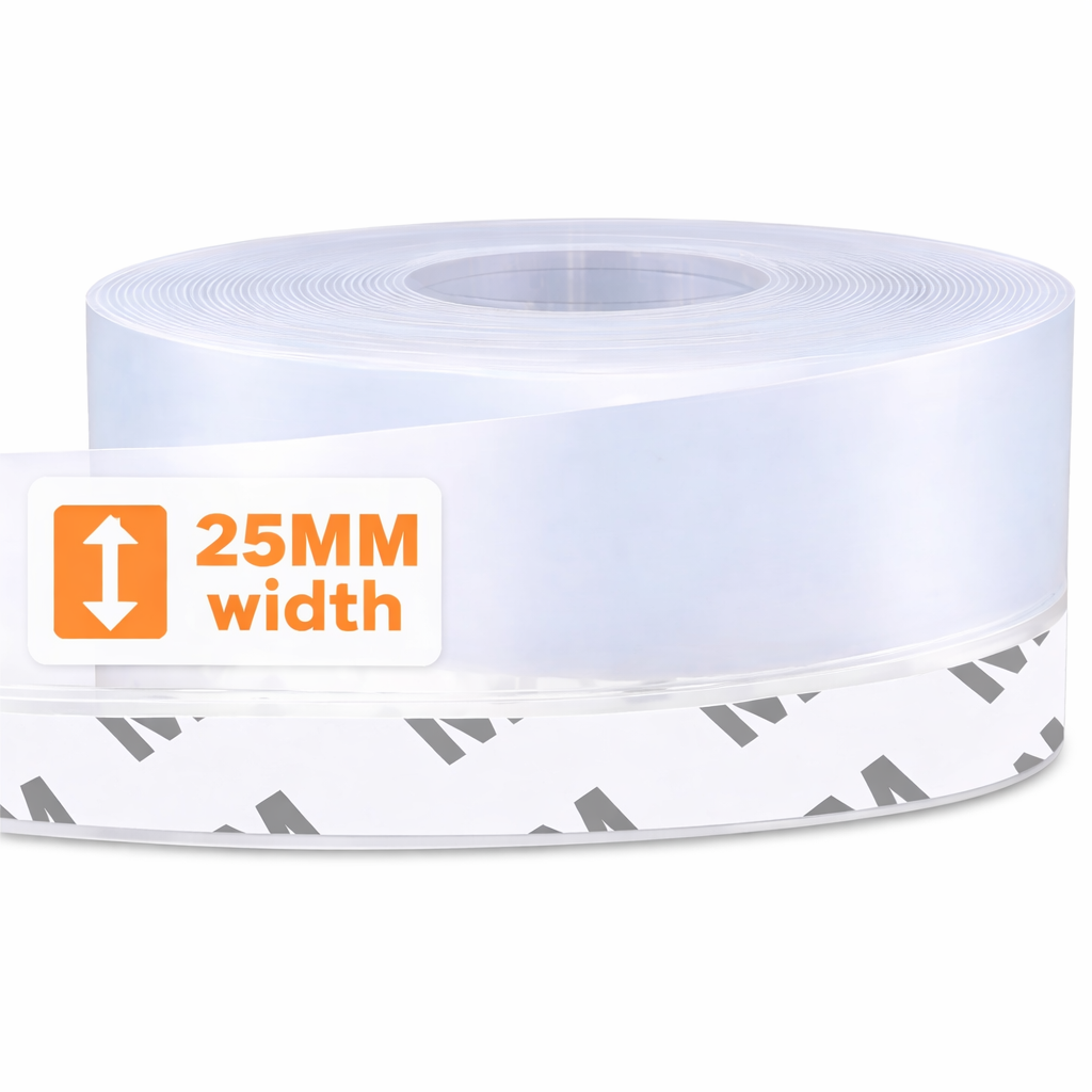 WeatherLock Sealing Tape – Transparent Gap & Air Leak Blocker