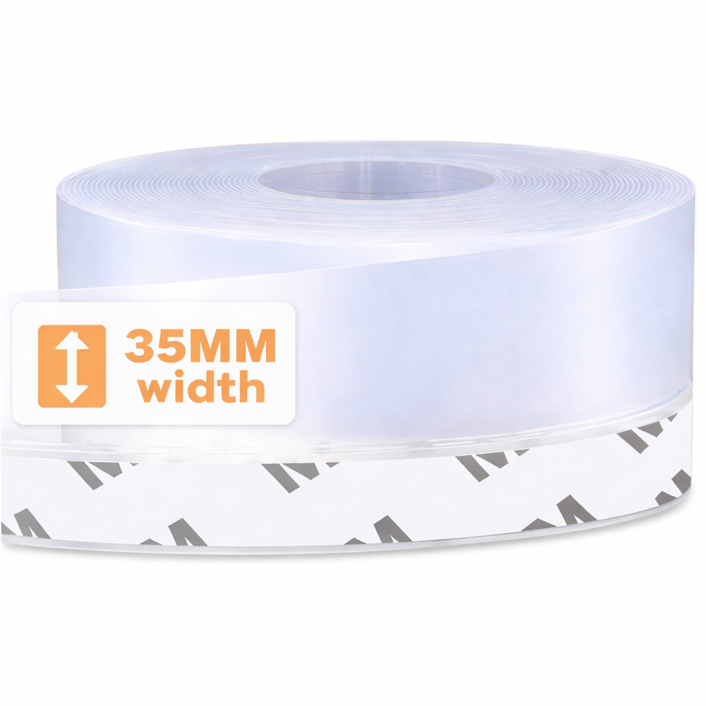 WeatherLock Sealing Tape – Transparent Gap & Air Leak Blocker