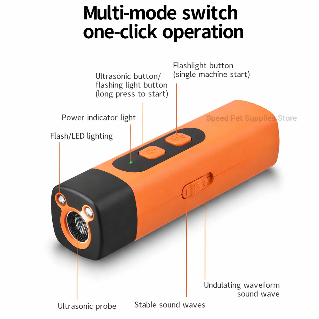 Ultrasonic Dog Deterrent & Trainer