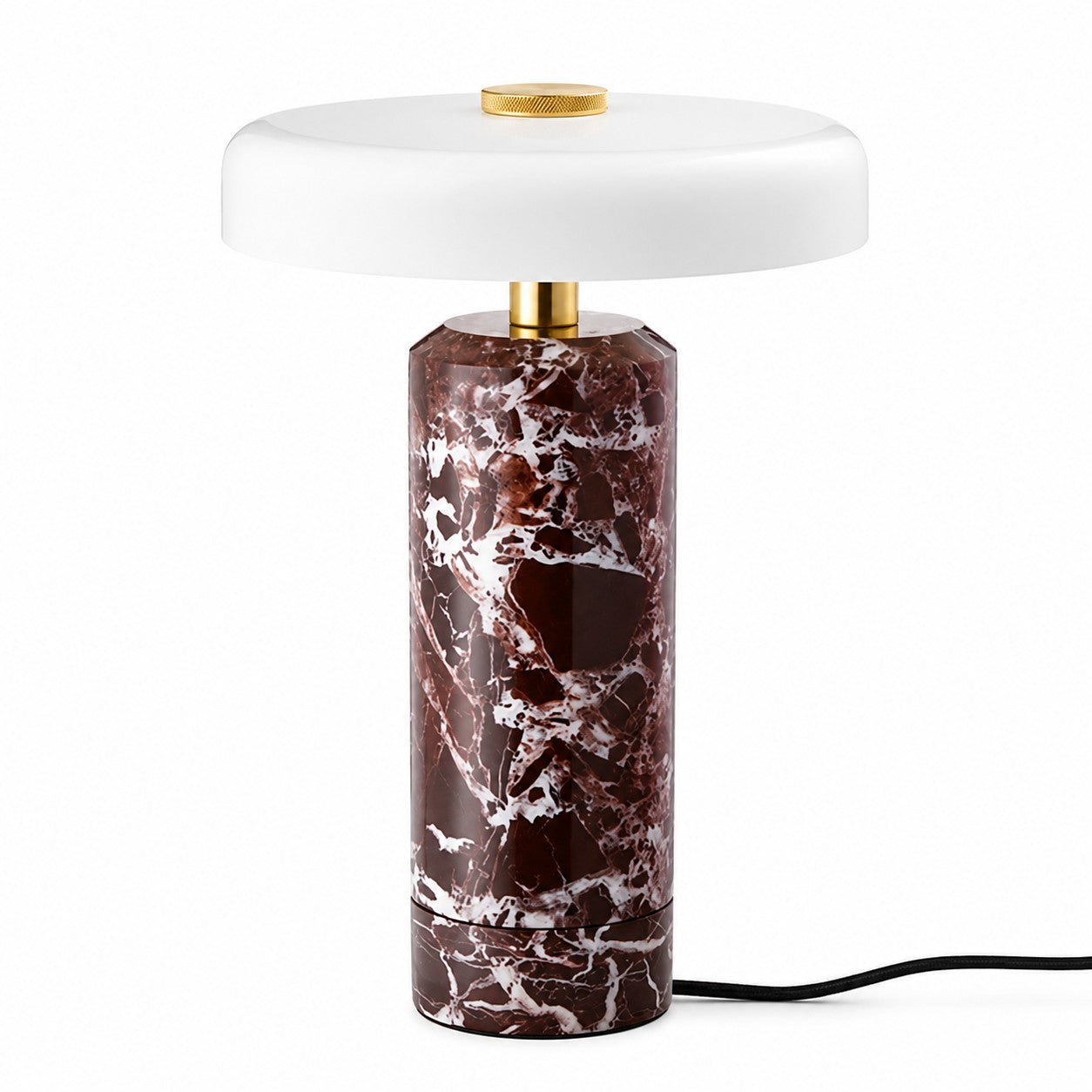 Levanto Rosso Marble Table Lamp