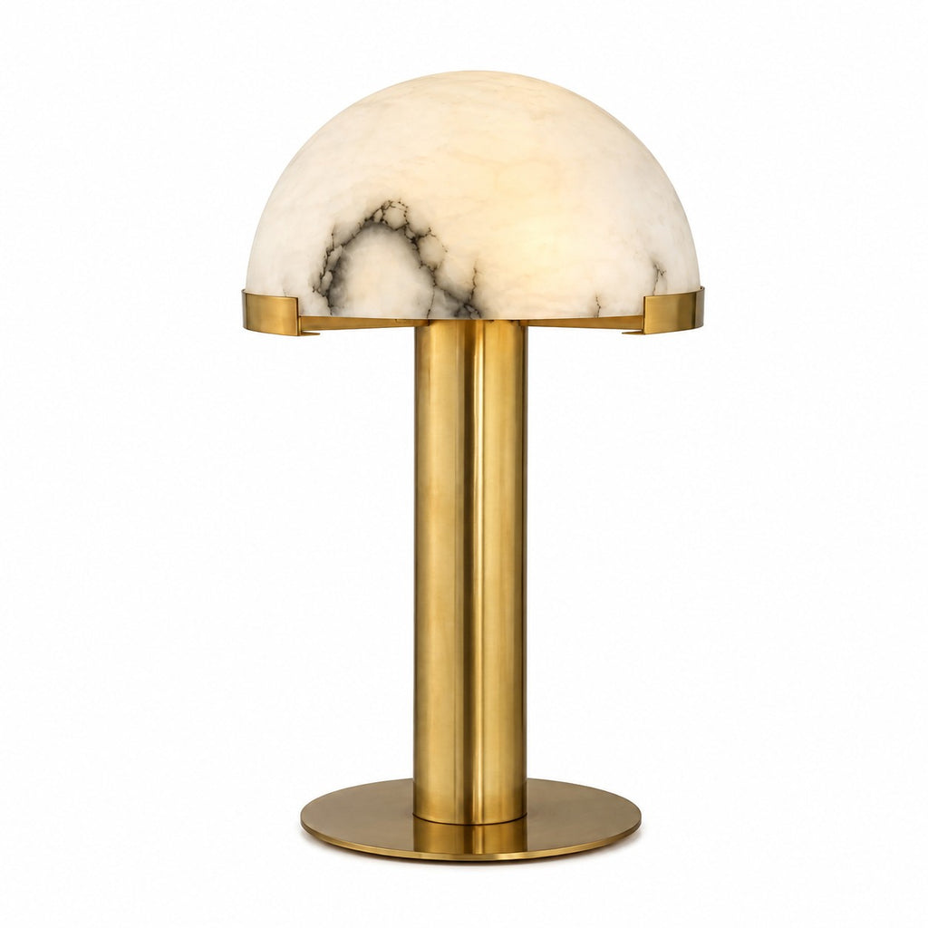 Postmodern Natural Marble Table Lamp For Living Room And Bedroom