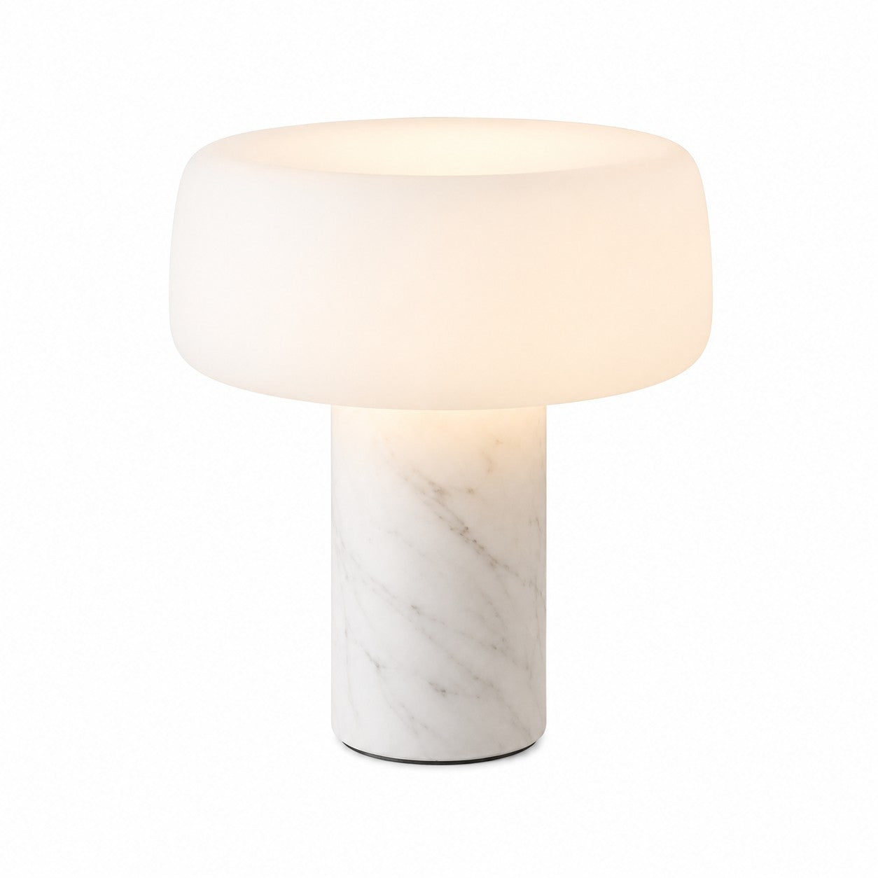 Natural Texture Marble Bedside Table Lamp