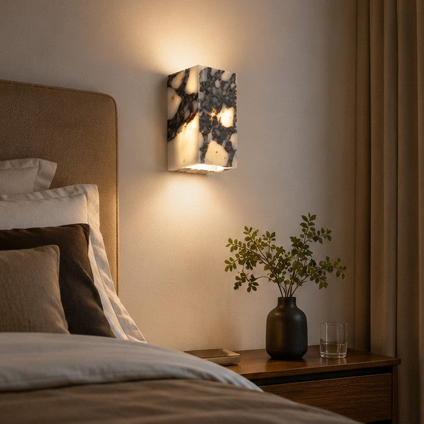Marble Wall Light For The Bedroom Headboard