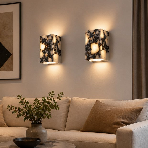 Marble Wall Light For The Bedroom Headboard