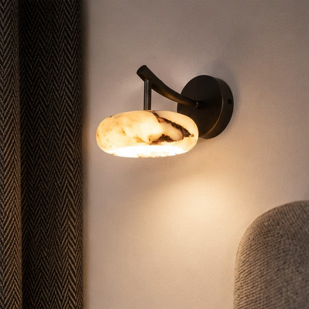 Modern Luxury Marble Wall Bedroom Bedside Light