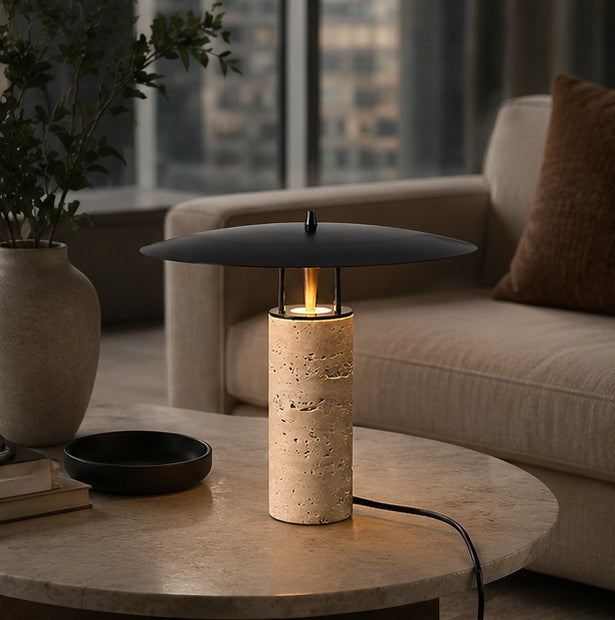 Nordic Post-modern Cave Stone Table Lamp Hall Bedroom Bedside Lamp