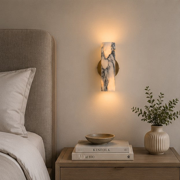 French-inspired  Light-luxury  Personalized  Creative Wall Sconce Made From Natural Marble