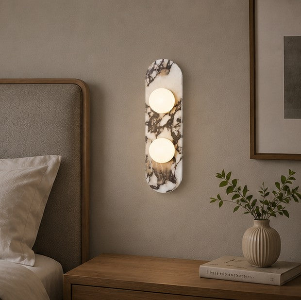 Bedside Hallway Living Room Bedroom Corridor Atmosphere Marble Wall Lamp
