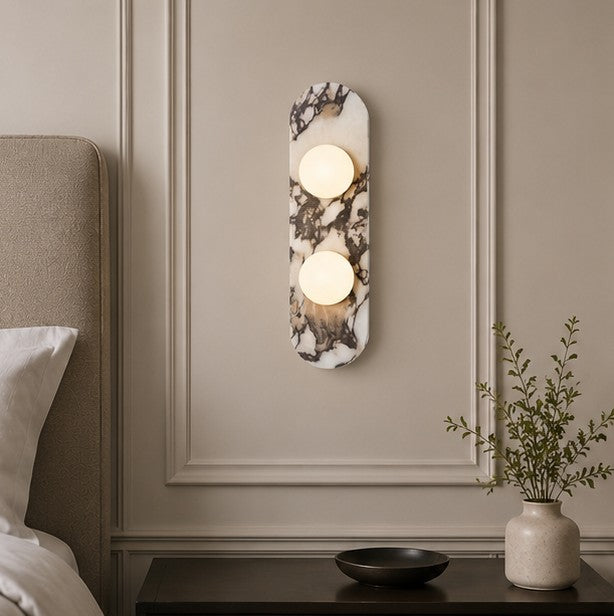 Bedside Hallway Living Room Bedroom Corridor Atmosphere Marble Wall Lamp