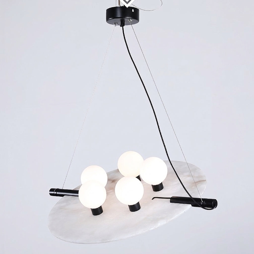 Post-modern Creative Marble Bedroom Chandelier